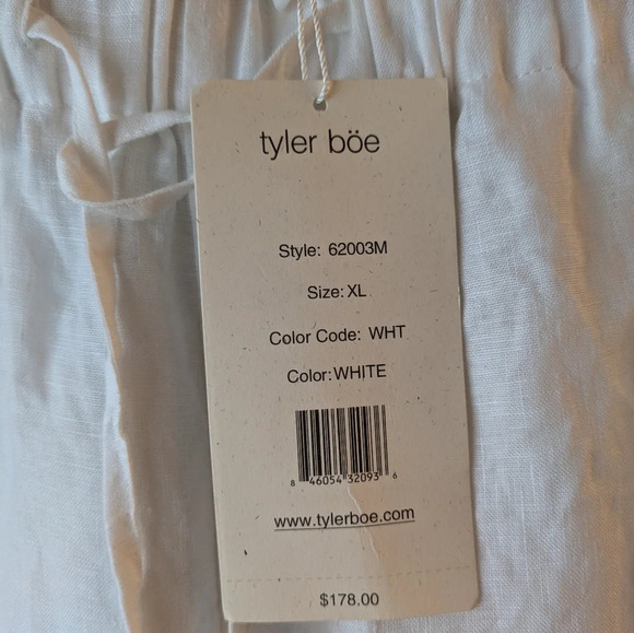 Tyler Boe Po Linen Wide Leg Pants XL NWT - Picture 5 of 9
